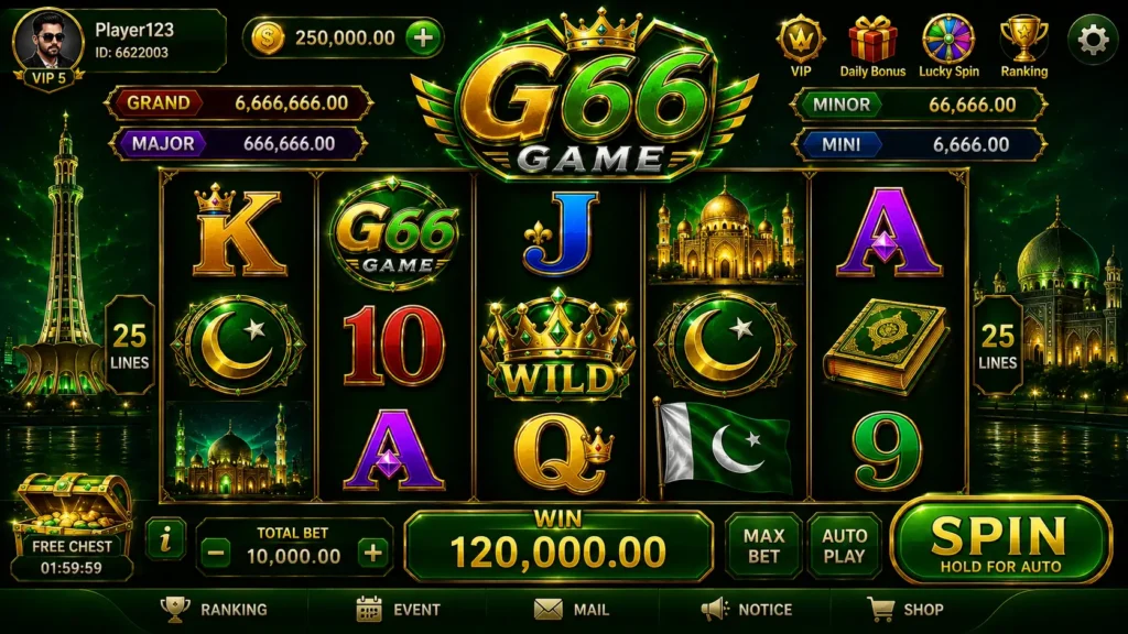 G66 Game Download – Real Money App in Pakistan 2026